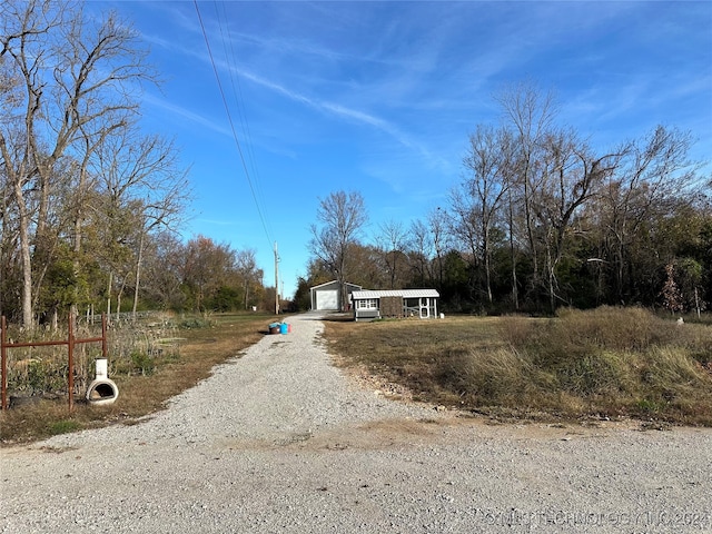 view of road