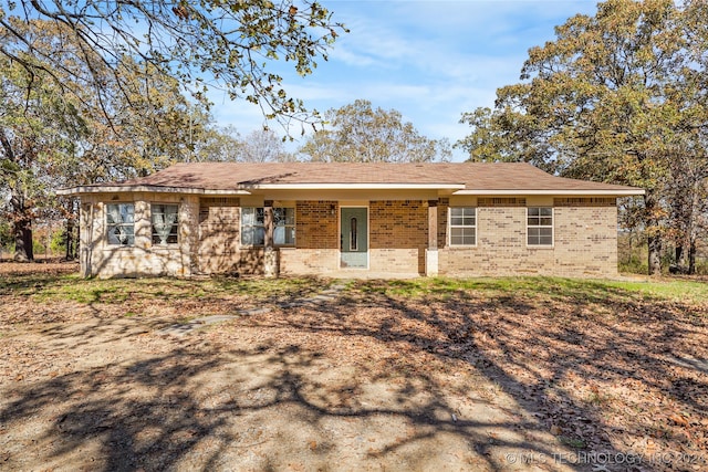 view of rear view of property