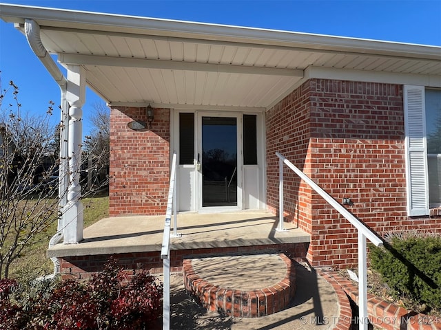 view of entrance to property