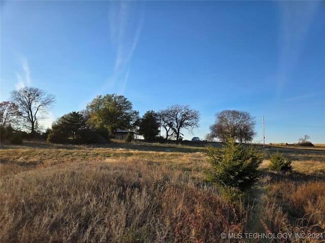 view of nature featuring a rural view