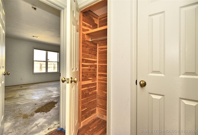 view of closet