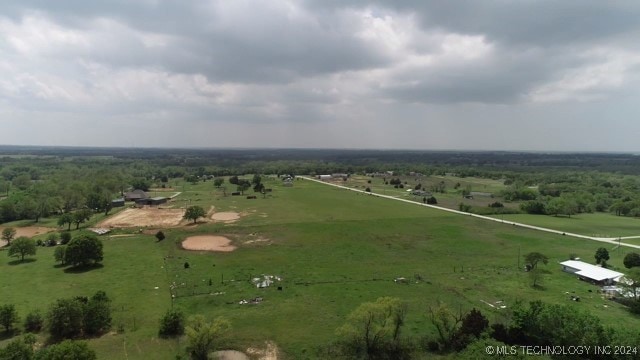 340 Clay Hl, Lone Grove, OK 73443 - drone / aerial view with a rural view