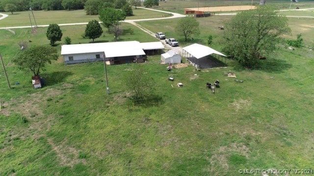 340 Clay Hl, Lone Grove, OK 73443 - birds eye view of property