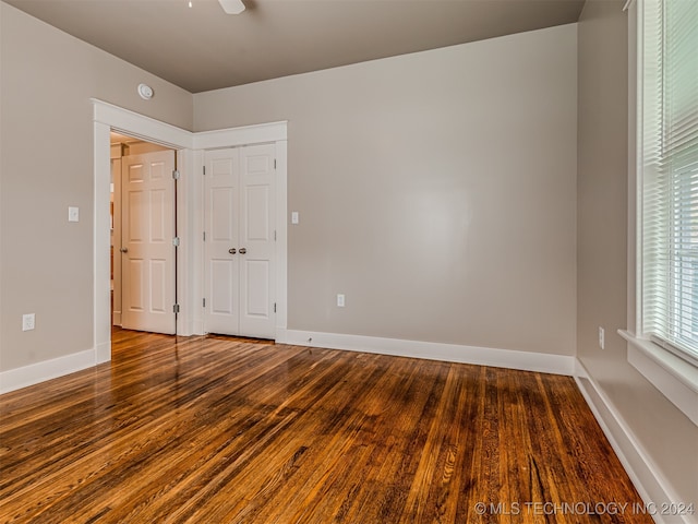 interior space featuring hardwood / wood-style floors