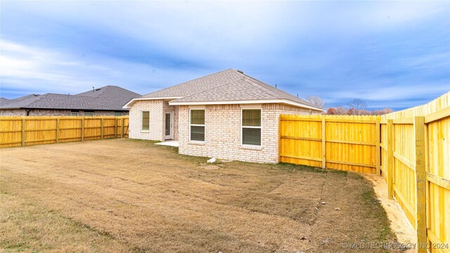 view of back of property