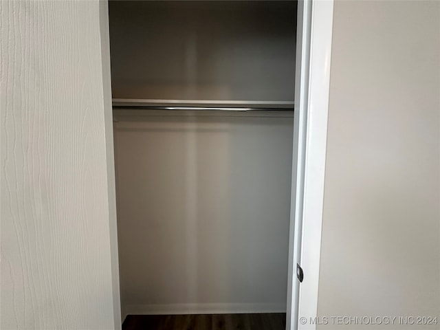 view of closet