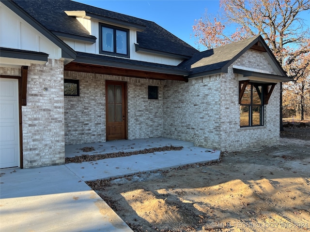 view of rear view of property