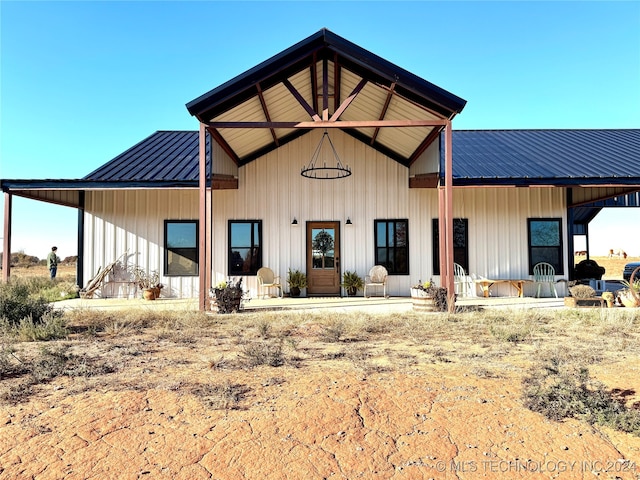 view of back of property