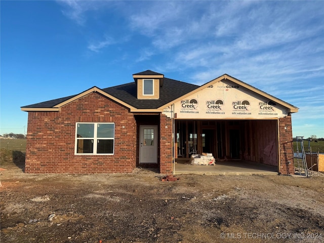 view of front of home