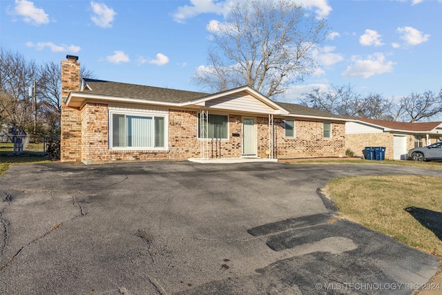 view of ranch-style home