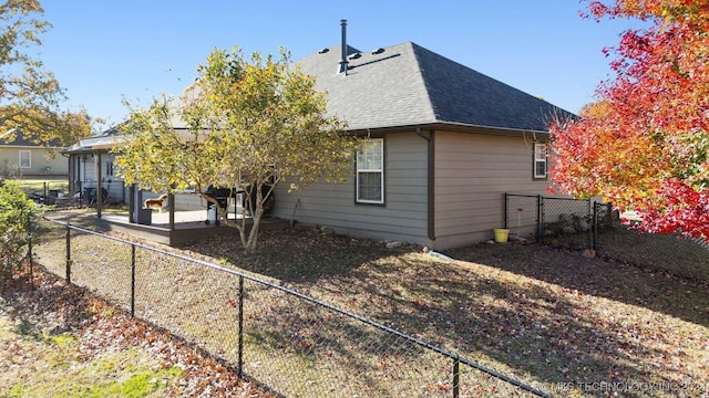 back of property featuring a patio area