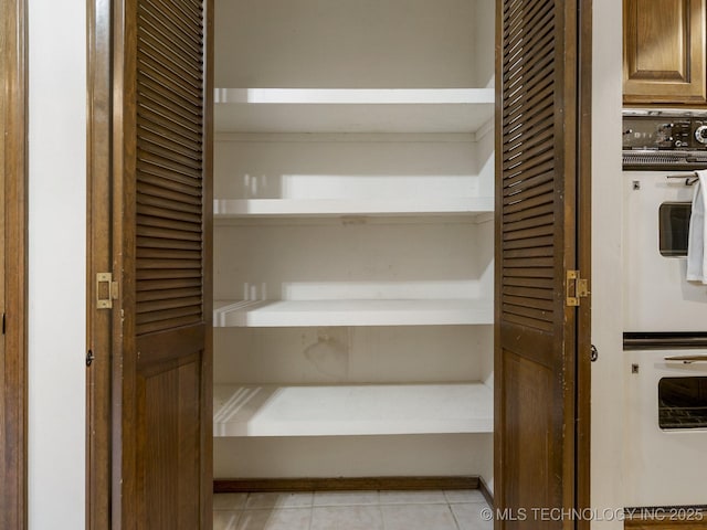 view of pantry