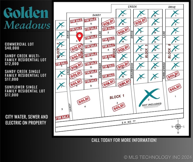 003 Sandy Creek Dr, Davis OK, 73030 land for sale