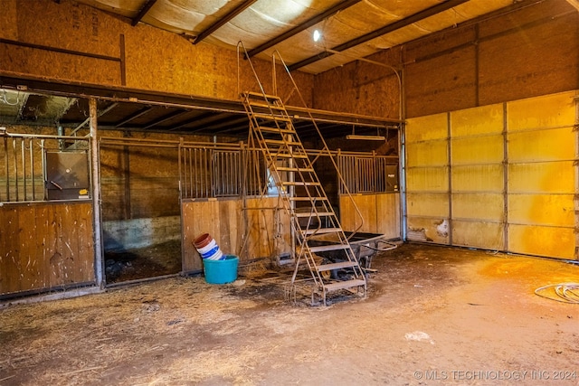 view of horse barn