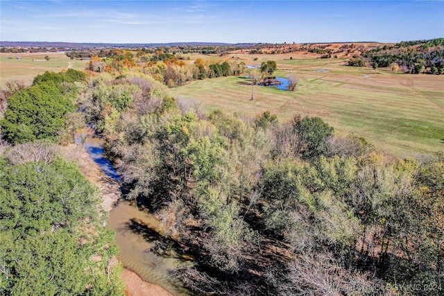 bird's eye view featuring a rural view