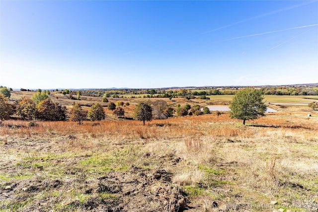 view of landscape featuring a rural view