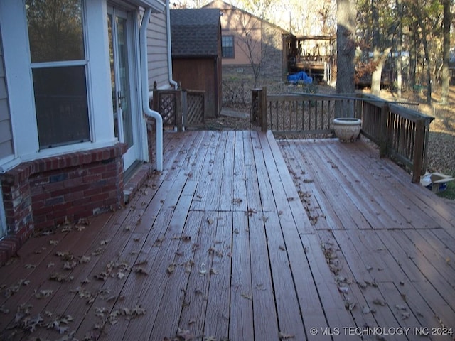 view of deck