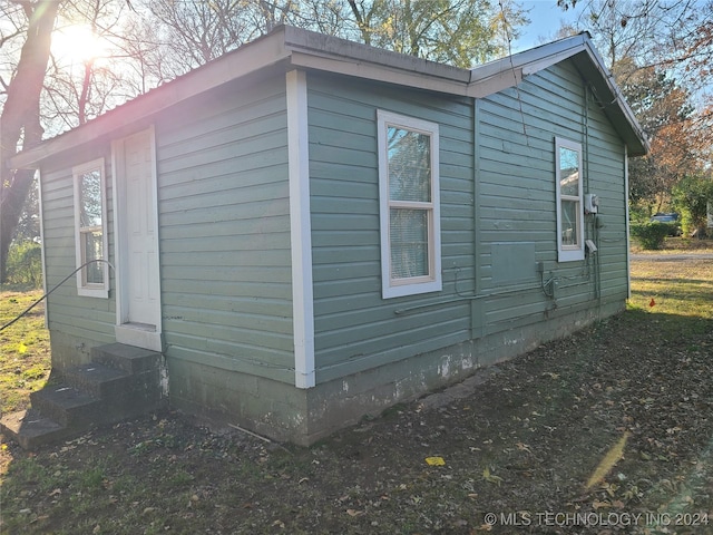 view of side of property