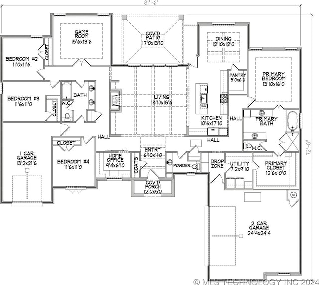 17413 S 52nd E Ave, Bixby, OK 74008 - room layout