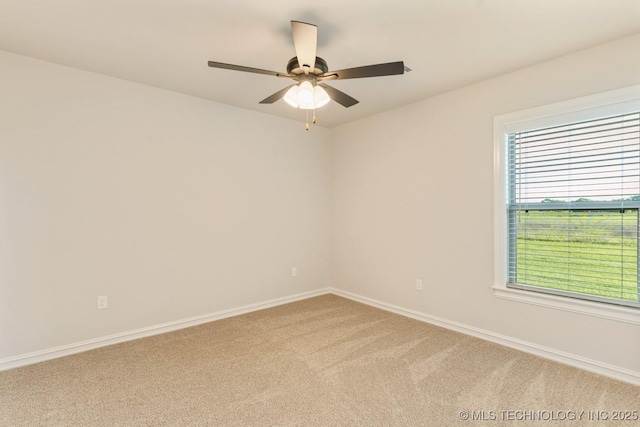 17413 S 52nd E Ave, Bixby, OK 74008 - carpeted empty room featuring ceiling fan and baseboards