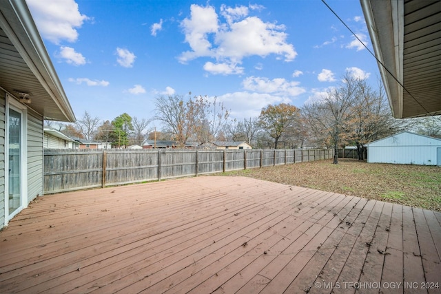 view of deck