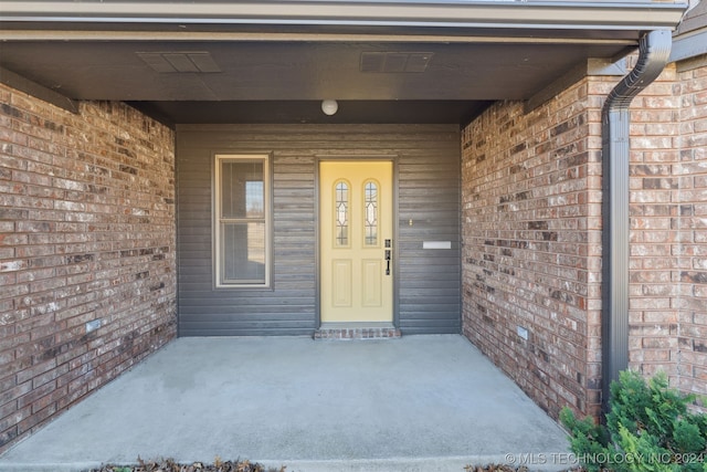 view of entrance to property