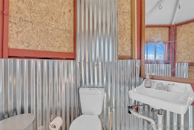 bathroom featuring toilet