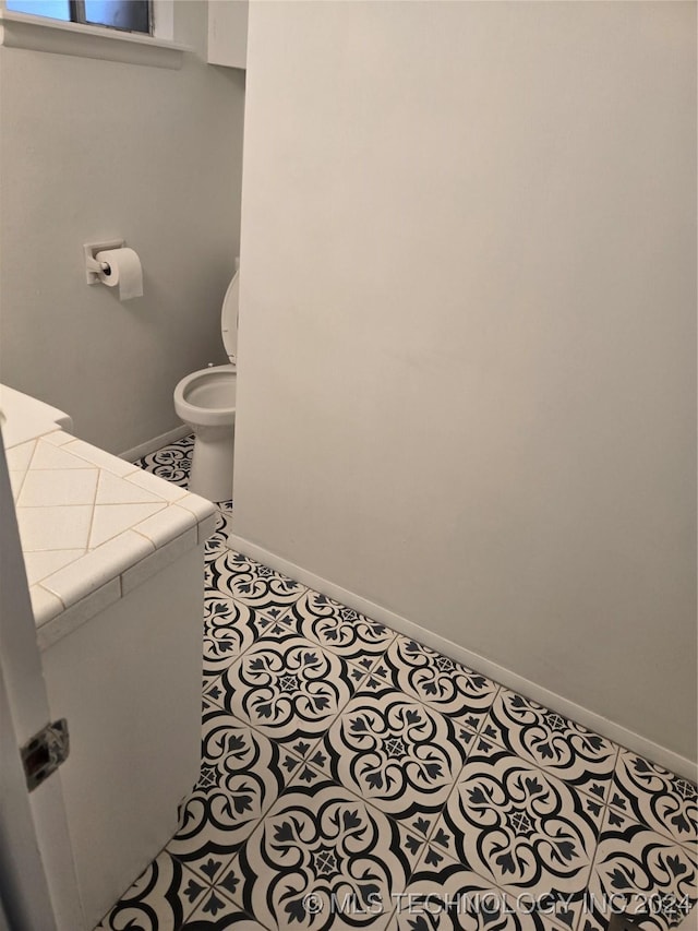 bathroom with toilet