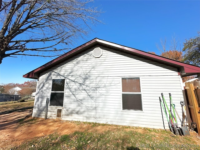 view of side of home