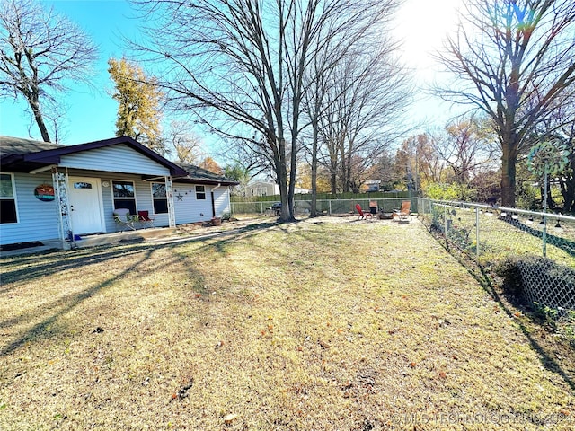 76 N Greer, Eufaula, OK 74432 - view of yard