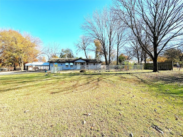 76 N Greer, Eufaula, OK 74432 - view of yard