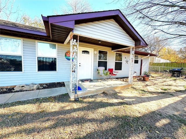 76 N Greer, Eufaula, OK 74432 - view of front of house featuring covered porch