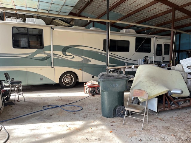 view of vehicle parking