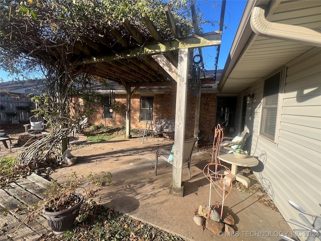 view of patio