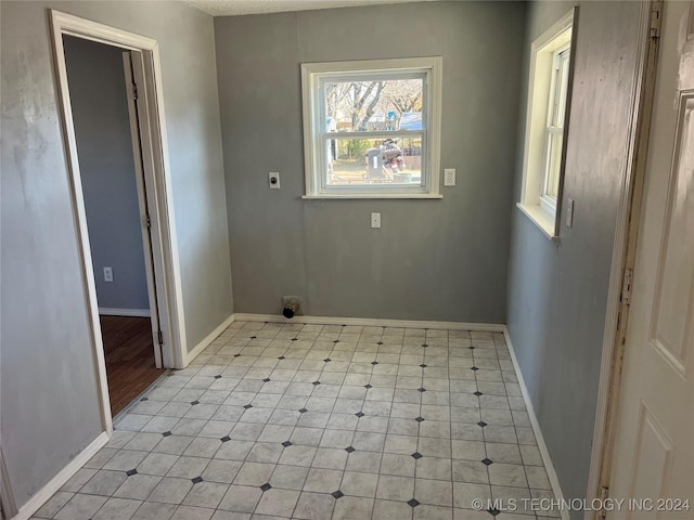 laundry area with hookup for an electric dryer