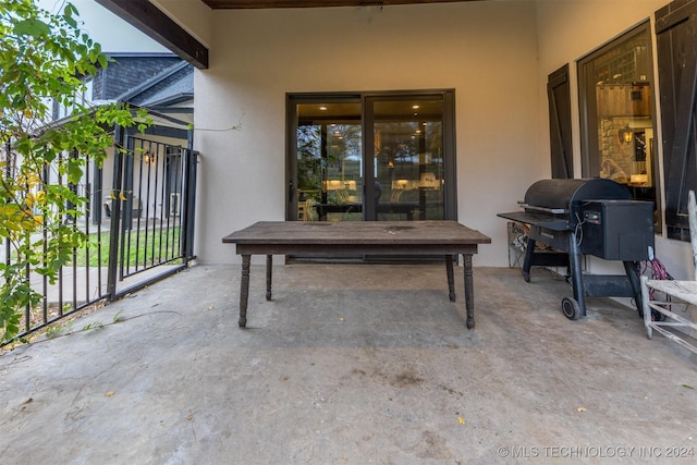 view of patio / terrace featuring grilling area