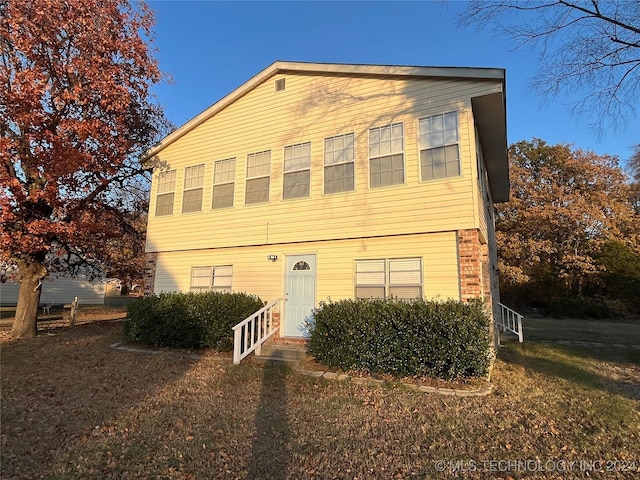 view of front of home