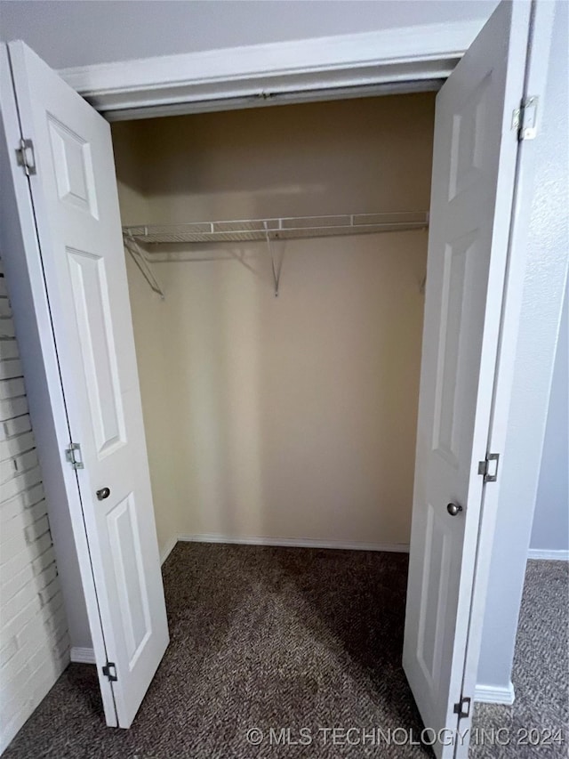 view of closet