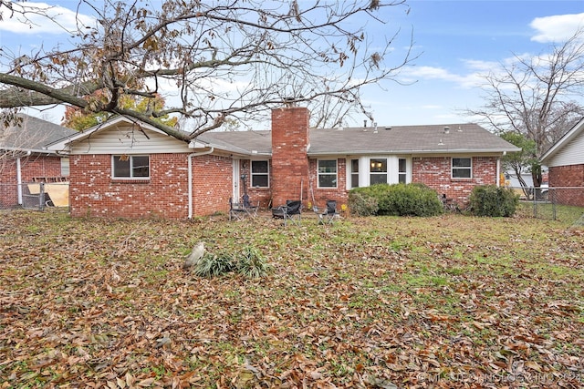 view of back of property