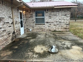 exterior space with a patio