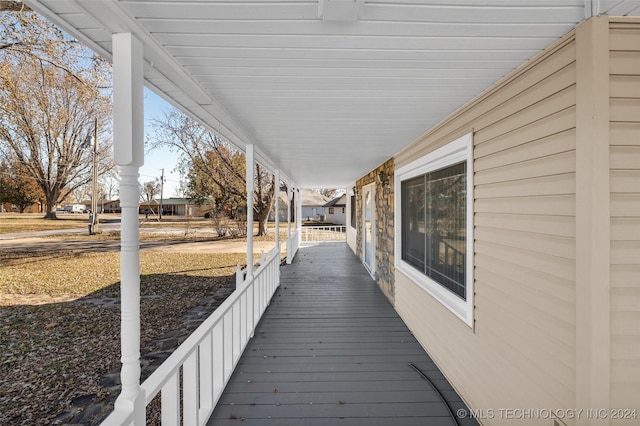 view of deck