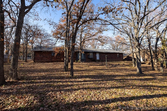 view of front of home