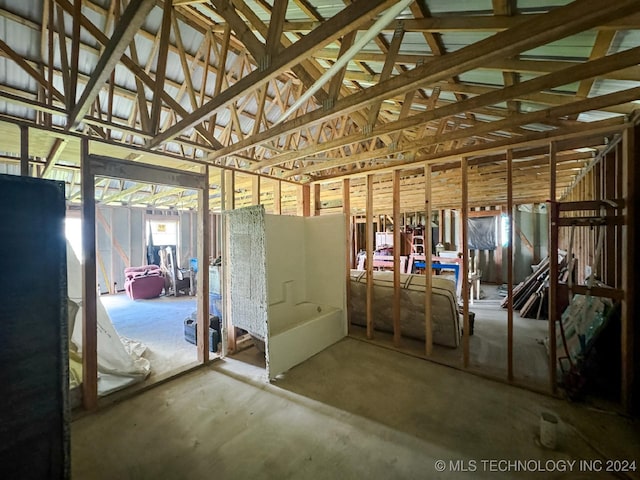 view of horse barn