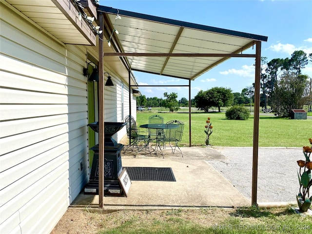 view of patio