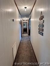 corridor with carpet