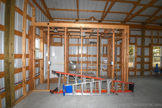 misc room featuring plenty of natural light and concrete floors