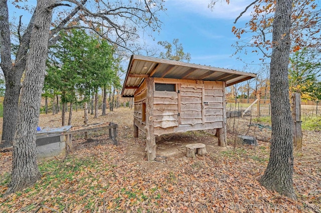 view of outbuilding