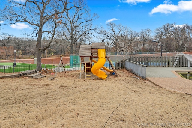 view of play area