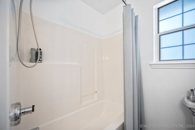 bathroom with  shower combination