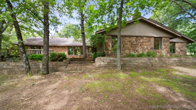 view of front of home